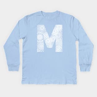 Letter M Kids Long Sleeve T-Shirt